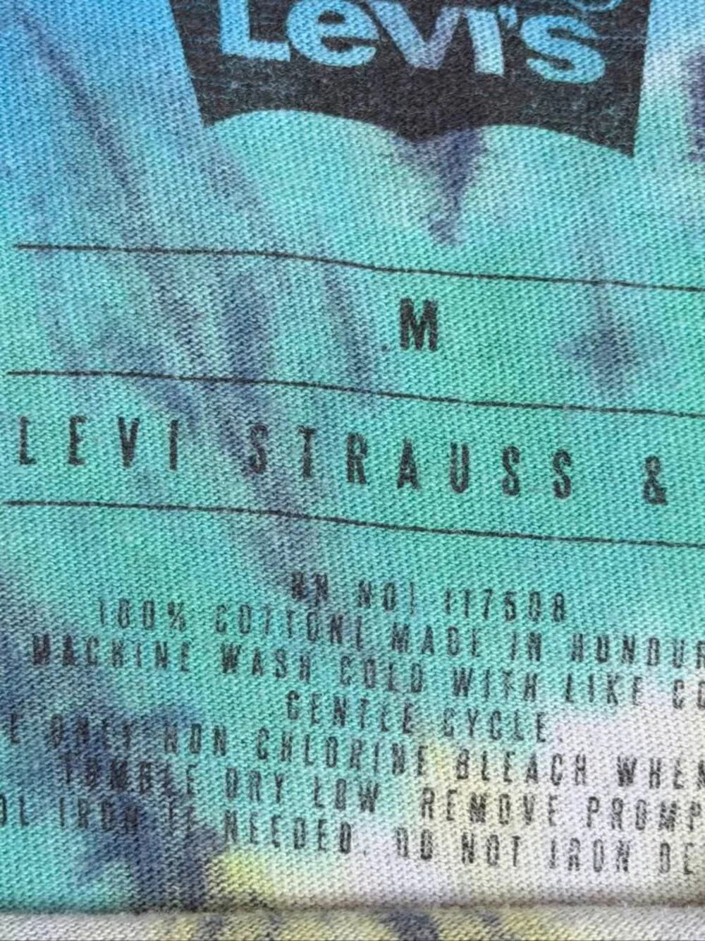 Levi's Men's Tie-Dye Logo T-Shirt Multicolor M